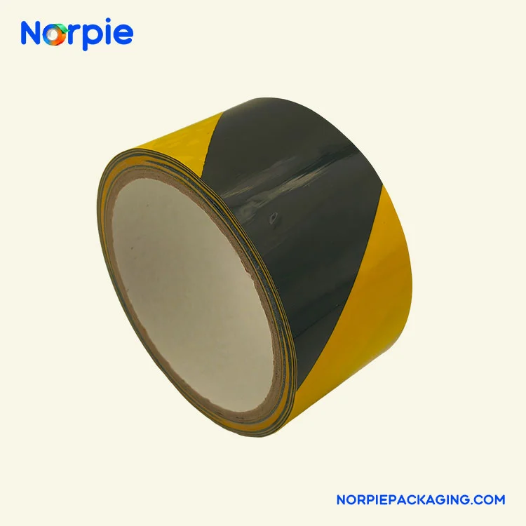 काला और पीला चेतावनी टेप