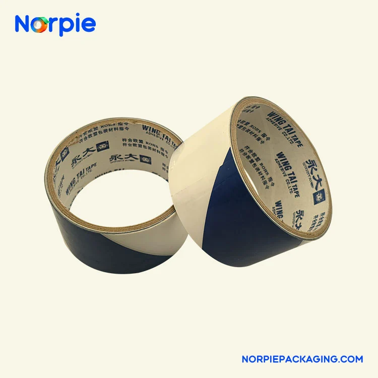 नीला और सफेद चेतावनी टेप